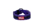 Preview: SOFTY Halsband | Länge: 25-31cm | Breite: 2,8cm | Farbe: lila/schwarz